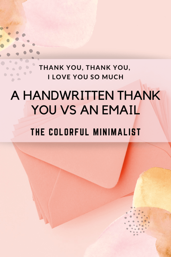 Why You Should Send a Handwritten Thank You Cards vs Sending an Email