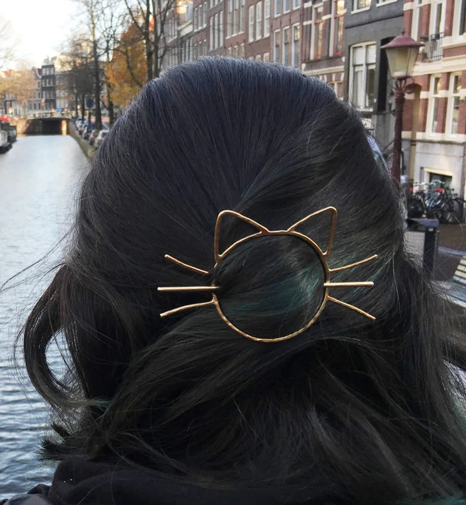 Rachel Pfeffer designed cat whisker hair slide