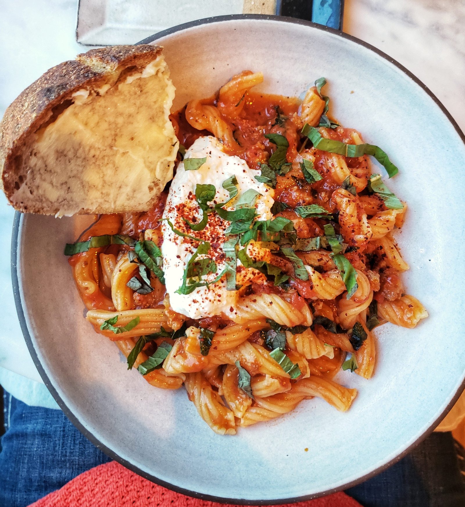 casarecce sausage ragu from The Shipwrights Daughter