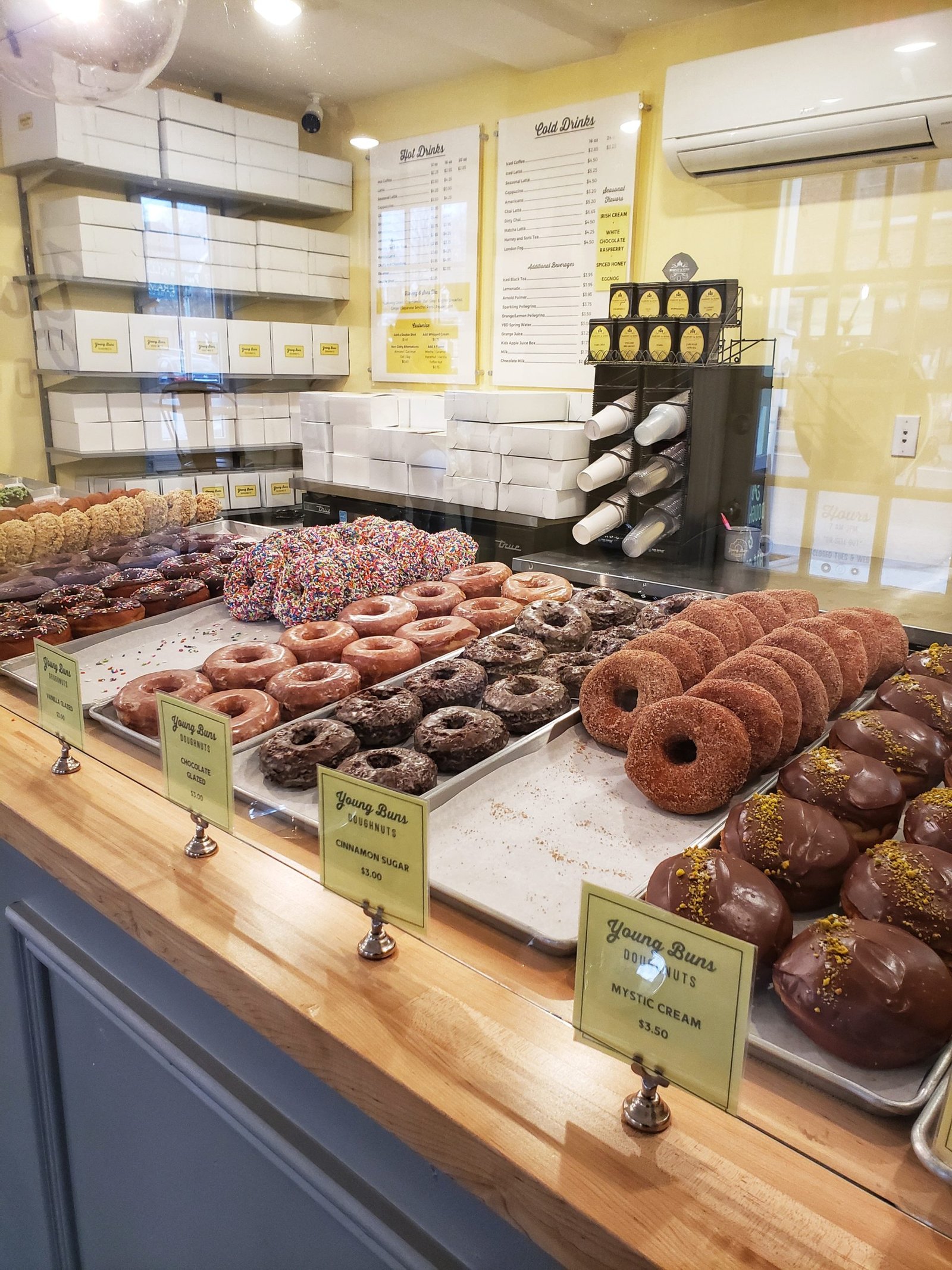 donuts at Young Buns Doughnut