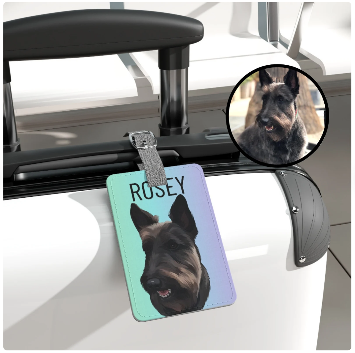 luggage tag by The Dog Parents