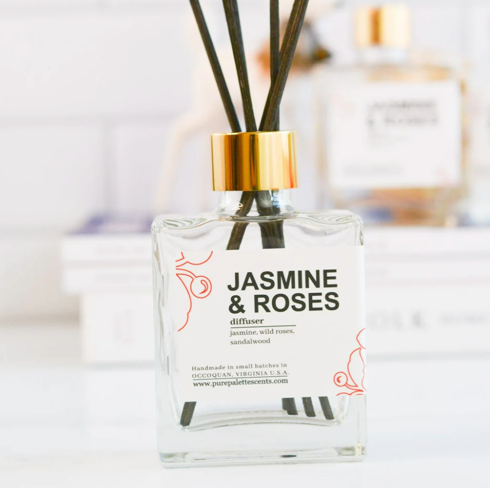 jasmine and roses diffuser by Pure Palette Scents