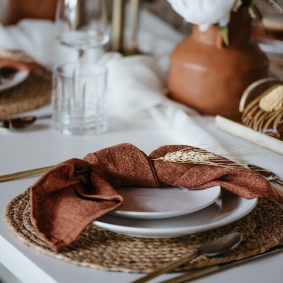 Friendsgiving tablescape featuring fall decor essentials