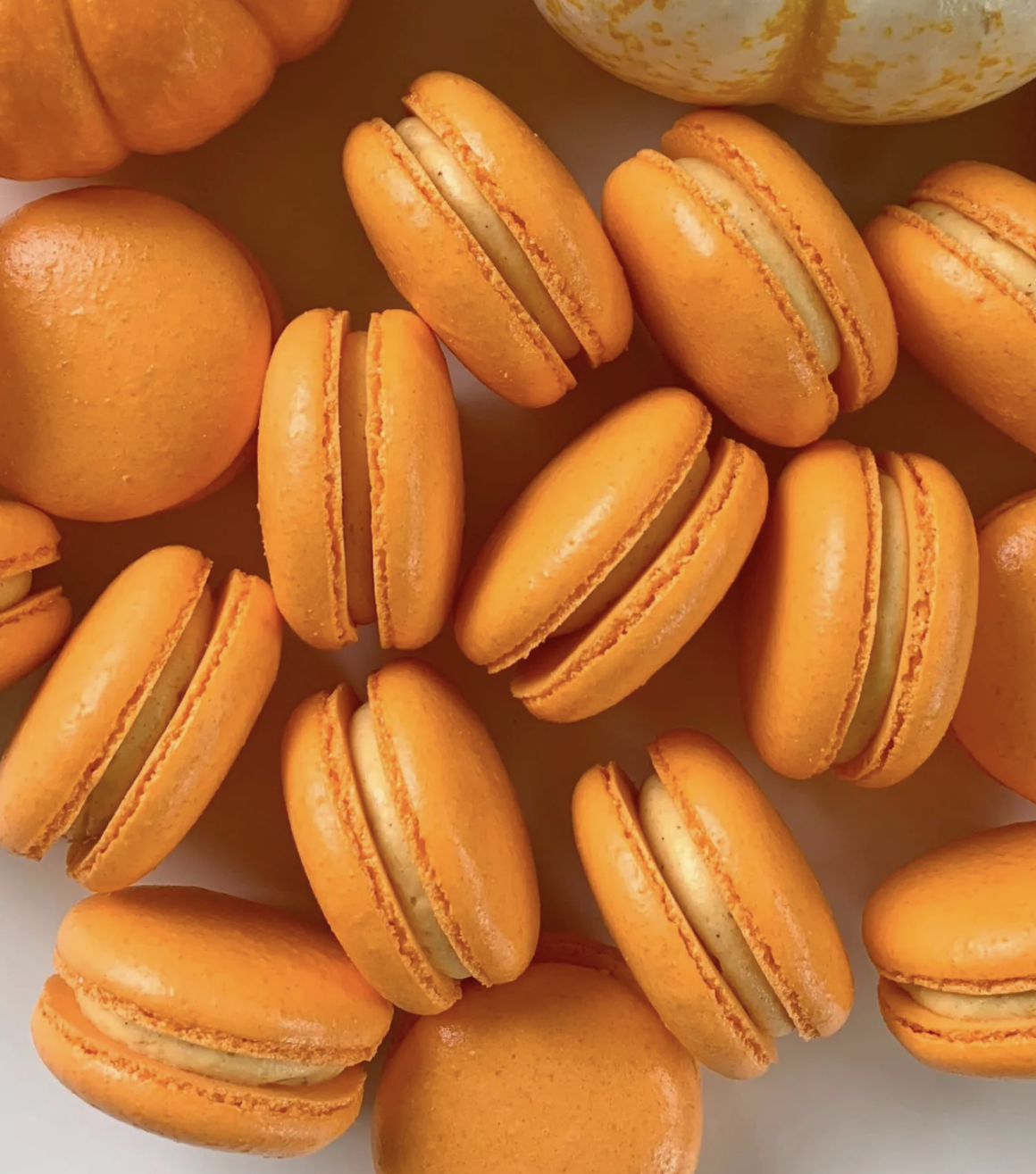 Pumpkin Pie Macarons by CarouselMacarons