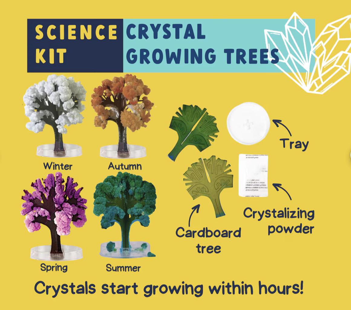 Crystal Growing Tree Kit | Science Gifts For Kids by ReadySetWonder